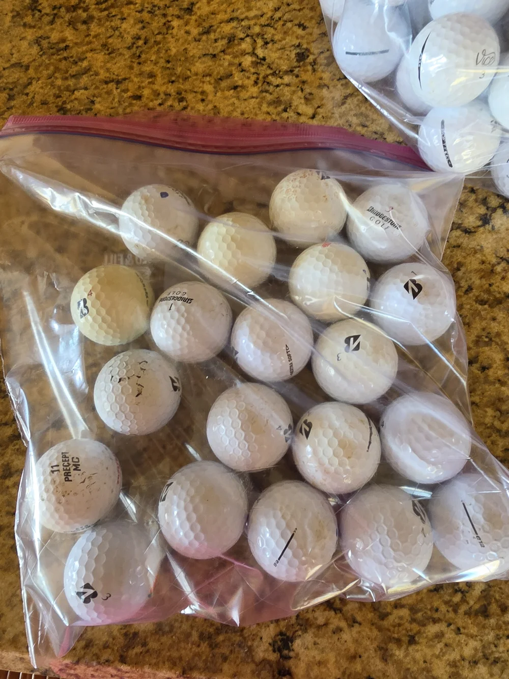 Bridgestone Various White Golf Balls - Set of 20 - EUC